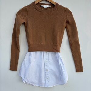 Veronica Beard Layered Look Sweater